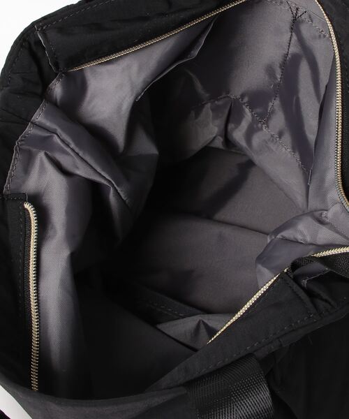 Legato Largo（レガートラルゴ）の「【Legato Largo】LH-X0063 ウォッシャブルナイロン2WAY　A4トート（トートバッグ・レディース・ブラック/グリーン/ブラウン/ライトグレー・FREE）」の8枚目の写真
