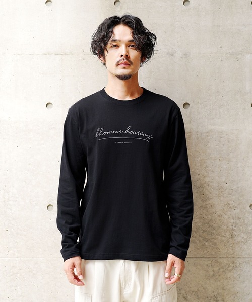 jiggys shop(ジギーズショップ)の「スクリプトロゴロンT(Tシャツ/カットソー・メンズ・ネイビー/ブラック/ホワイト・LARGE/MEDIUM)」の13枚目の写真
