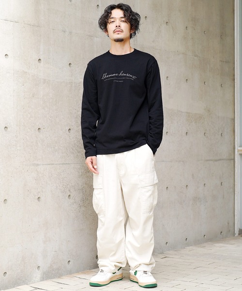 jiggys shop(ジギーズショップ)の「スクリプトロゴロンT(Tシャツ/カットソー・メンズ・ネイビー/ブラック/ホワイト・LARGE/MEDIUM)」の7枚目の写真