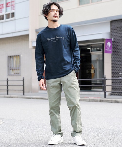 jiggys shop(ジギーズショップ)の「スクリプトロゴロンT(Tシャツ/カットソー・メンズ・ネイビー/ブラック/ホワイト・LARGE/MEDIUM)」の9枚目の写真
