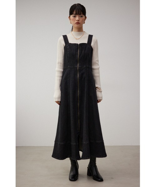新品！！AZUL by MOUSSY ブラックフードジャンパー AZUL by moussy（アズールバイマウジー）の「ジップアップ