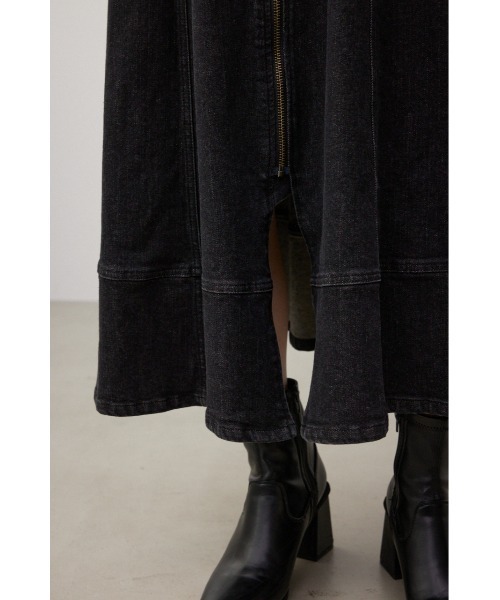 AZUL by moussy（アズールバイマウジー）の「ジップアップジャンパースカート（ジャンパースカート・レディース・ブラック/ワンウォッシュ/ブラック系その他2・SMALL/MEDIUM）」の13枚目の写真