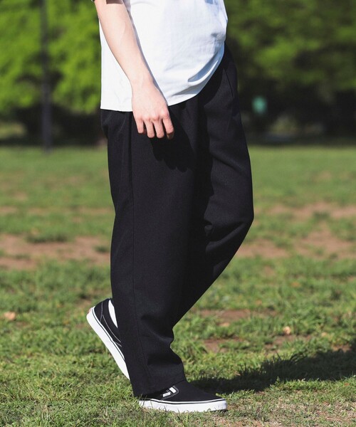 B:MING by BEAMS（ビーミングバイビームス）の「B:MING by BEAMS / クイックドライ リネンライク イージー パンツ（セットアップ対応）（その他パンツ・メンズ・グレー/オリーブ/ブラック・MEDIUM/SMALL/X-LARGE/LARGE）」の2枚目の写真