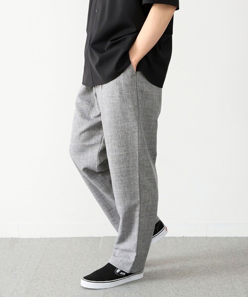 B:MING by BEAMS（ビーミングバイビームス）の「B:MING by BEAMS / クイックドライ リネンライク イージー パンツ（セットアップ対応）（その他パンツ・メンズ・グレー/オリーブ/ブラック・MEDIUM/SMALL/X-LARGE/LARGE）」の17枚目の写真