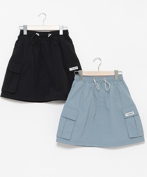 Goa 裏毛　カーゴ　スカート 裏毛Aラインロゴスカート（ロング・マキシ丈スカート）｜Spick & Span