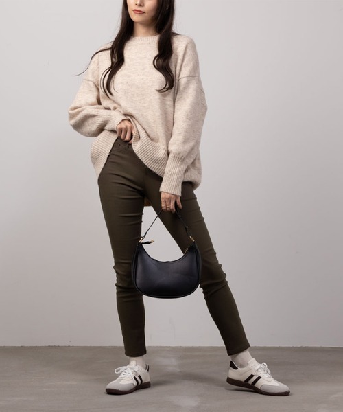 NAVY(ネイビー)の「NAVY Magic Legs パーフェクトレッグス 裏起毛レギンスパンツ(その他パンツ・レディース・カーキ/ワンウォッシュ/ダークインディゴブルー・M/S/L/XL)」の11枚目の写真