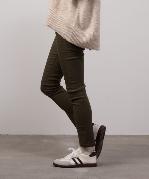 NAVY(ネイビー)の「NAVY Magic Legs パーフェクトレッグス 裏起毛レギンスパンツ(その他パンツ・レディース・カーキ/ワンウォッシュ/ダークインディゴブルー・M/S/L/XL)」の10枚目の写真