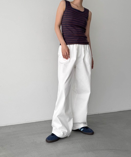 CANAL JEAN(キャナルジーン)の「Miller カップ付スクエアタンクトップ(タンクトップ・レディース・ブラウン系その他/ネイビー系/ブラック系その他・ONE SIZE)」の10枚目の写真