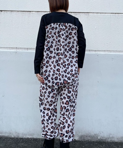 nina mew（ニーナミュウ）の「ヒョウ柄ドローコードロンT（T
