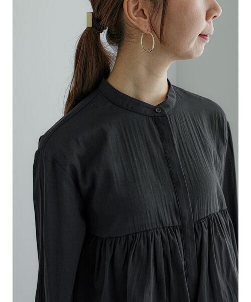 Te chichi（テチチ）の「ティアードチュニックブラウス（シャツ/ブラウス・レディース・ブラック/サックスブルー/オフホワイト・F）」の13枚目の写真