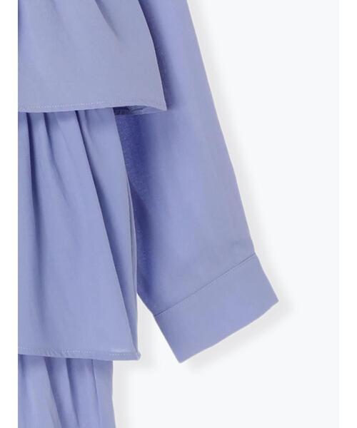 Te chichi（テチチ）の「ティアードチュニックブラウス（シャツ/ブラウス・レディース・ブラック/サックスブルー/オフホワイト・F）」の21枚目の写真