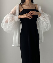 Louere（ルエレ）の「チュールボリュームスリーブシアーシャツ（シャツ/ブラウス）」