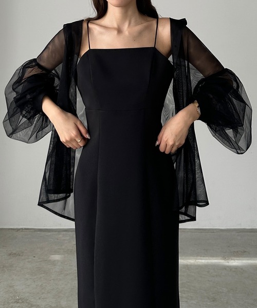 Louere(ルエレ)の「チュールボリュームスリーブシアーシャツ(シャツ/ブラウス・レディース・アイボリー/ブラック/ピンク/グレー/ベージュ/ホワイト/ブラウン・X-LARGE/LARGE/MEDIUM/SMALL)」の14枚目の写真