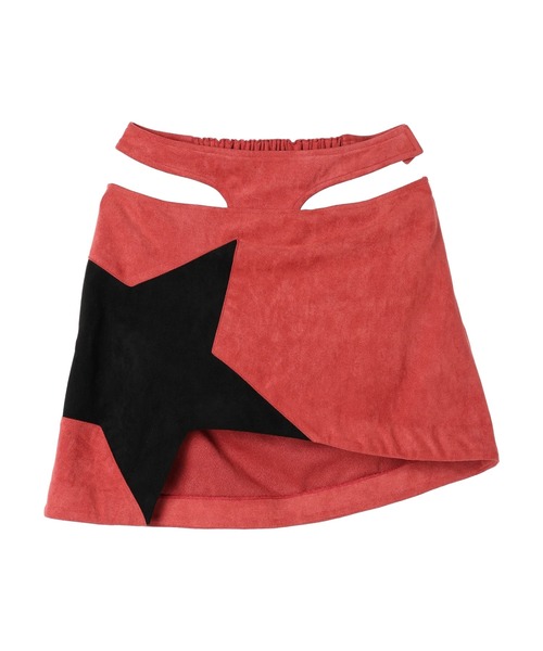 DURAS（デュラス）の「Star designed skirt（スカート・レディース・レッド/ブラック・S/M）」の3枚目の写真
