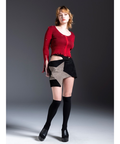 DURAS（デュラス）の「Star designed skirt（スカート・レディース・レッド/ブラック・S/M）」の16枚目の写真