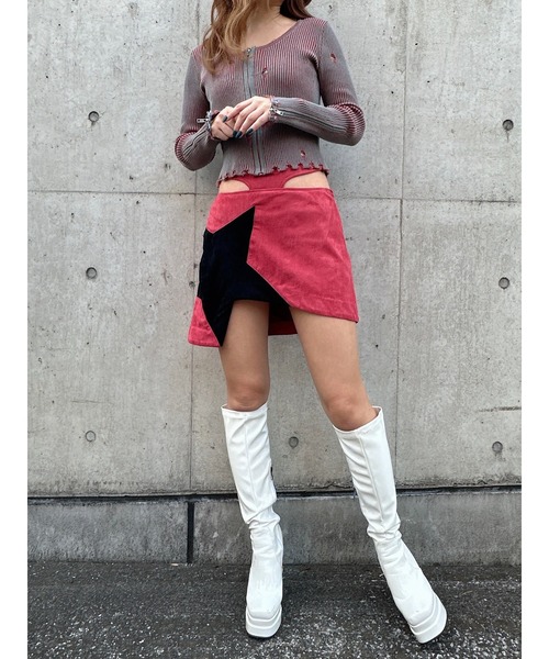 DURAS（デュラス）の「Star designed skirt（スカート・レディース・レッド/ブラック・S/M）」の18枚目の写真