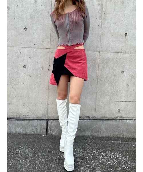 DURAS（デュラス）の「Star designed skirt（スカート・レディース・レッド/ブラック・S/M）」の19枚目の写真