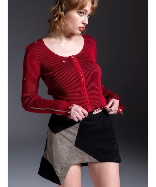 DURAS（デュラス）の「Star designed skirt（スカート・レディース・レッド/ブラック・S/M）」の15枚目の写真