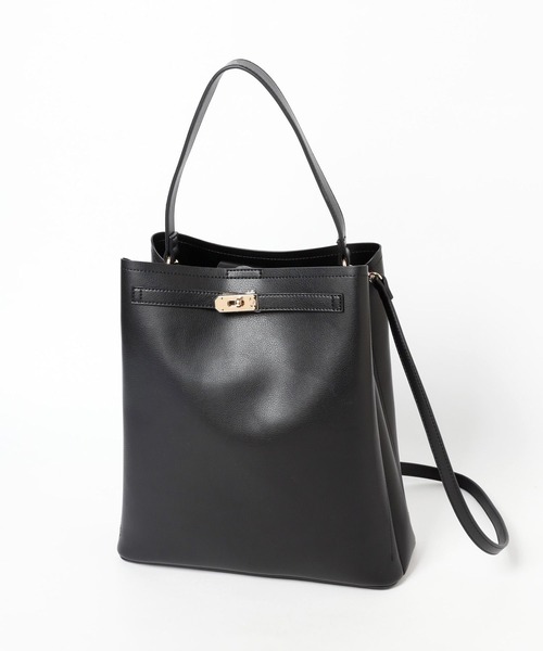 Andemiu（アンデミュウ）の「【ブラウンWEB限定】パーテーションタテガタBAG995270（トートバッグ・レディース・ライトグレー/ブラウン/ブラック・FREE）」の4枚目の写真