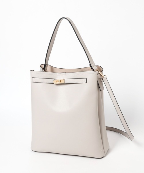 Andemiu（アンデミュウ）の「【ブラウンWEB限定】パーテーションタテガタBAG995270（トートバッグ・レディース・ライトグレー/ブラウン/ブラック・FREE）」の8枚目の写真