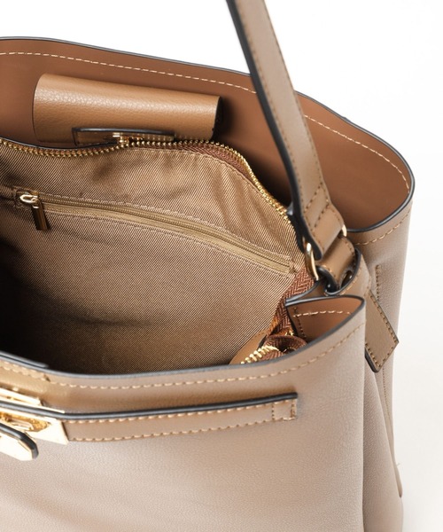 Andemiu（アンデミュウ）の「【ブラウンWEB限定】パーテーションタテガタBAG995270（トートバッグ・レディース・ライトグレー/ブラウン/ブラック・FREE）」の13枚目の写真