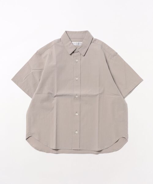 EAST END HIGHLANDERS(イーストエンドハイランダーズ)の「East End Highlanders / 半袖レギュラーカラーシャツ<100-120cm>(シャツ/ブラウス・キッズ・ホワイト/ライトグレー・110/120/100)」の2枚目の写真