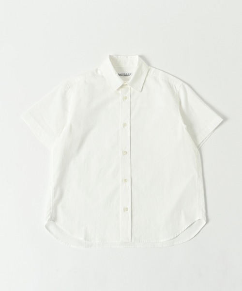 EAST END HIGHLANDERS(イーストエンドハイランダーズ)の「East End Highlanders / 半袖レギュラーカラーシャツ<100-120cm>(シャツ/ブラウス・キッズ・ホワイト/ライトグレー・110/120/100)」の6枚目の写真