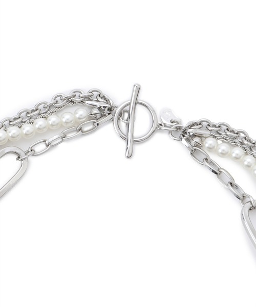 VIS（ビス）の「チェーンレイヤードコインネックレス（ネックレス・レディース・シルバー/ゴールド・FREE）」の9枚目の写真