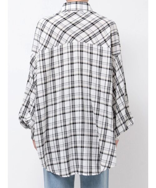 ジェイダ GYDA raised fabricチェックシャツ 羽織り チェック