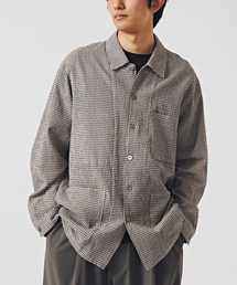 EDIFICE | シアサッカー シャツカバーオール(その他アウター)