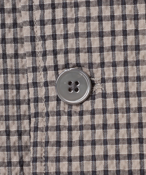 EDIFICE（エディフィス）の「シアサッカー シャツカバーオール（その他アウター・メンズ・ブラック系その他/ベージュ・MEDIUM/LARGE）」の22枚目の写真