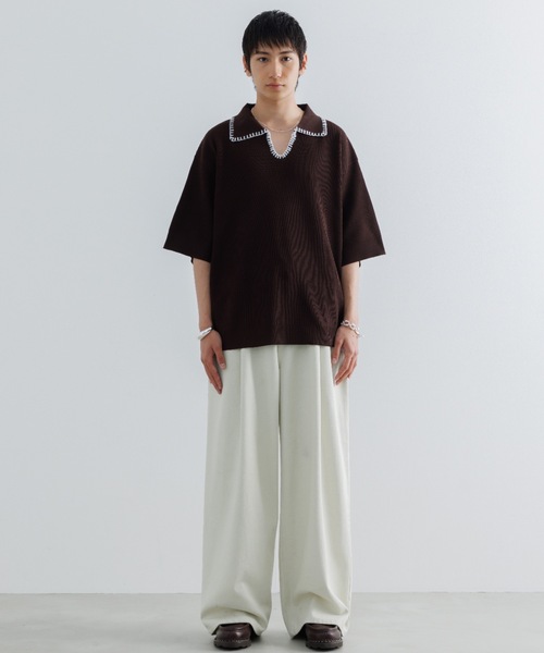 SINSS（シンス）の「Wide balloon denim / ワイドバルーンデニム（デニムパンツ・メンズ・オフホワイト/ネイビー/ブラック/ブルー/インディゴブルー/ブラウン・SMALL/MEDIUM/LARGE/X-SMALL）」の21枚目の写真