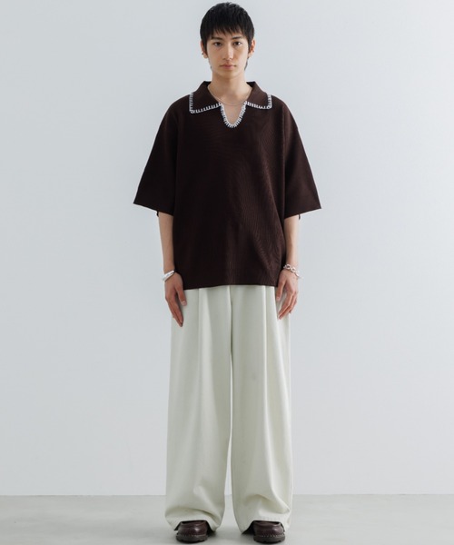 SINSS（シンス）の「Wide balloon denim / ワイドバルーンデニム（デニムパンツ・メンズ・オフホワイト/ネイビー/ブラック/ブルー/インディゴブルー/ブラウン・SMALL/MEDIUM/LARGE/X-SMALL）」の22枚目の写真