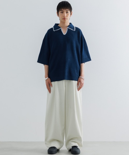 SINSS（シンス）の「Wide balloon denim / ワイドバルーンデニム（デニムパンツ・メンズ・オフホワイト/ネイビー/ブラック/ブルー/インディゴブルー/ブラウン・SMALL/MEDIUM/LARGE/X-SMALL）」の19枚目の写真