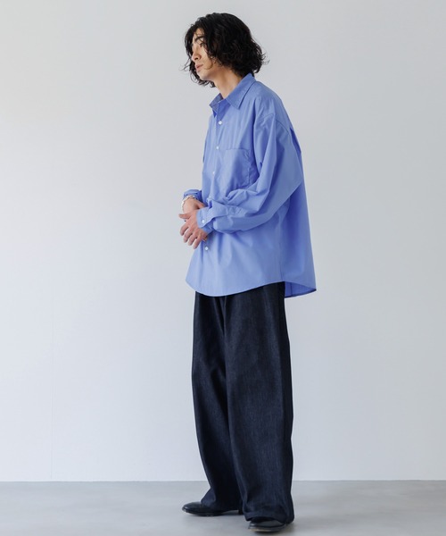 SINSS（シンス）の「Wide balloon denim / ワイドバルーンデニム（デニムパンツ・メンズ・オフホワイト/ネイビー/ブラック/ブルー/インディゴブルー/ブラウン・SMALL/MEDIUM/LARGE/X-SMALL）」の18枚目の写真