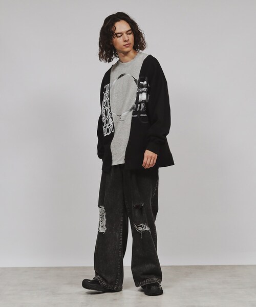 tk.TAKEO KIKUCHI（ティーケータケオキクチ）の「◆ボリュームアソートブーツ（ブーツ・メンズ・ブラック/ブラック系・75/65/55）」の6枚目の写真