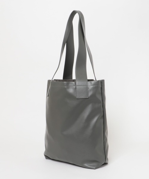 SENSE OF PLACE by URBAN RESEARCH（センスオブプレイスバイアーバンリサーチ）の「フェイクレザートートバッグ（トートバッグ・メンズ・ブラック/チャコールグレー・ONE）」の14枚目の写真