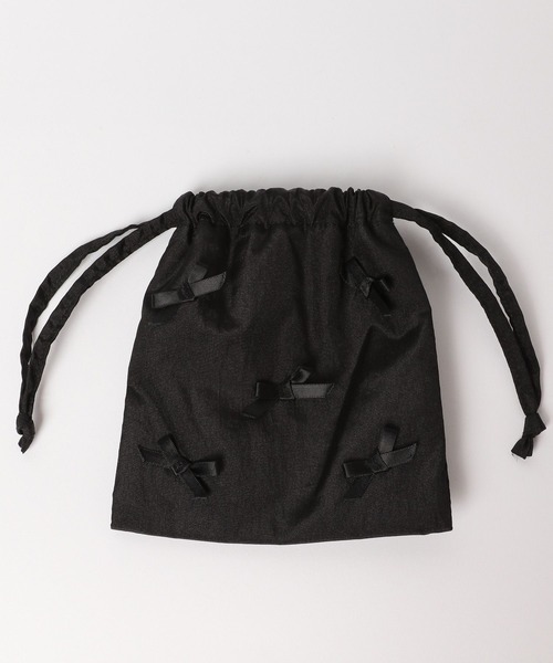 Me%(ミィパーセント)の「リボンキンチャクポーチ 109626(ポーチ・レディース・シルバー/ブラック/ブラウン/ブルー系その他/アイボリー・FREE)」の21枚目の写真