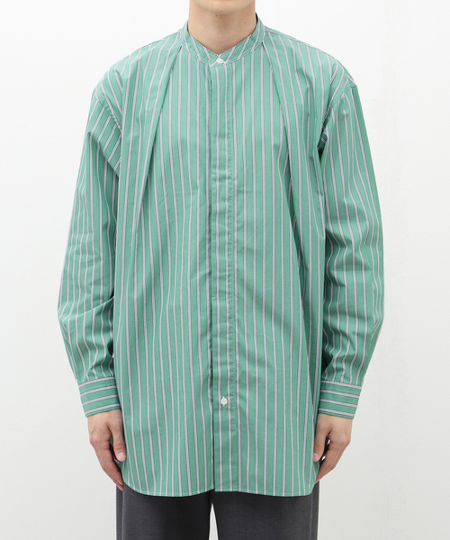 EDIFICE(エディフィス)の「【:colon / コロン】CSH-1 CTN Multi Stripe SH(シャツ/ブラウス・メンズ・ブルー系その他/アーミー・3/1/5)」の1枚目の写真