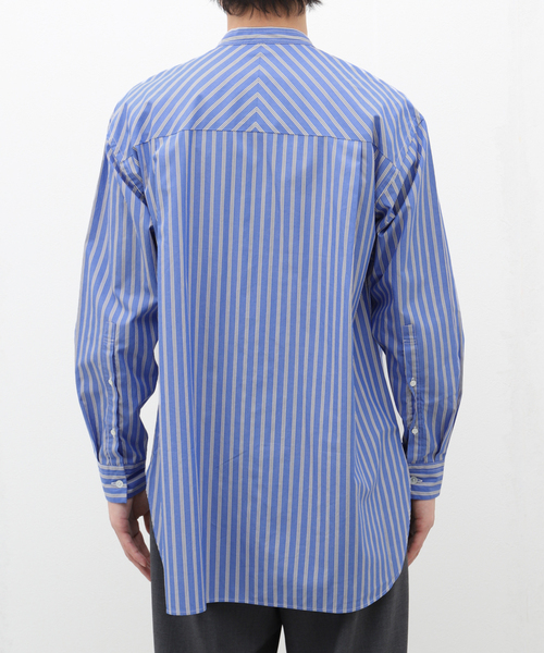 EDIFICE(エディフィス)の「【:colon / コロン】CSH-1 CTN Multi Stripe SH(シャツ/ブラウス・メンズ・ブルー系その他/アーミー・3/1/5)」の6枚目の写真