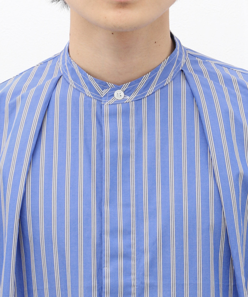 EDIFICE(エディフィス)の「【:colon / コロン】CSH-1 CTN Multi Stripe SH(シャツ/ブラウス・メンズ・ブルー系その他/アーミー・3/1/5)」の7枚目の写真