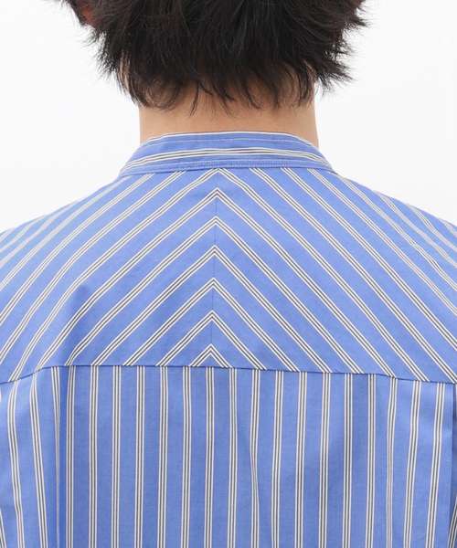 EDIFICE(エディフィス)の「【:colon / コロン】CSH-1 CTN Multi Stripe SH(シャツ/ブラウス・メンズ・ブルー系その他/アーミー・3/1/5)」の8枚目の写真