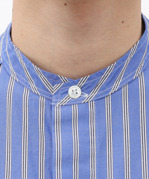 EDIFICE(エディフィス)の「【:colon / コロン】CSH-1 CTN Multi Stripe SH(シャツ/ブラウス・メンズ・ブルー系その他/アーミー・3/1/5)」の11枚目の写真