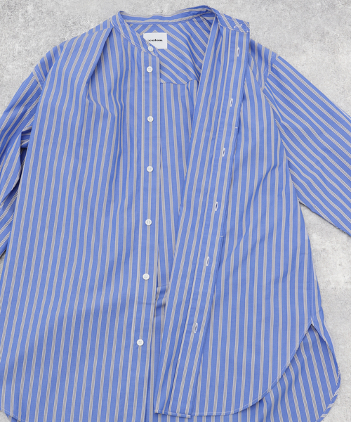 EDIFICE(エディフィス)の「【:colon / コロン】CSH-1 CTN Multi Stripe SH(シャツ/ブラウス・メンズ・ブルー系その他/アーミー・3/1/5)」の15枚目の写真