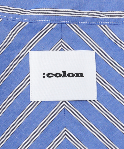 EDIFICE(エディフィス)の「【:colon / コロン】CSH-1 CTN Multi Stripe SH(シャツ/ブラウス・メンズ・ブルー系その他/アーミー・3/1/5)」の16枚目の写真