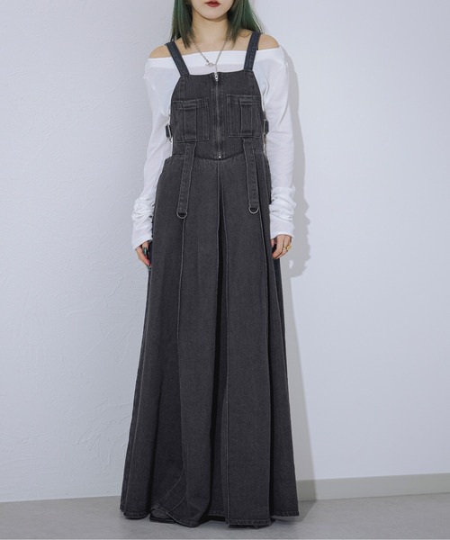 Ezick(エジック)の「Smooth fit ワンショルシアートップス(Tシャツ/カットソー・レディース・グレー/ブルー/ブラック/ホワイト・FREE)」の15枚目の写真