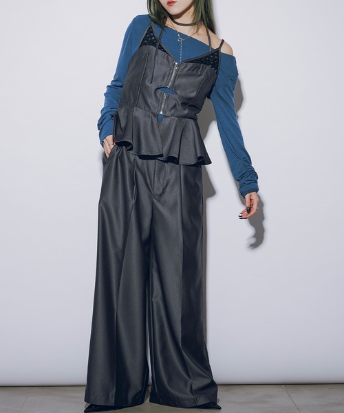 Ezick(エジック)の「Smooth fit ワンショルシアートップス(Tシャツ/カットソー・レディース・グレー/ブルー/ブラック/ホワイト・FREE)」の19枚目の写真