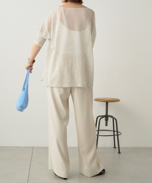 Omekashi（オメカシ）の「イージースラックス 2（スラックス・レディース・ベージュ/ブラック/アイボリー・38/36）」の15枚目の写真