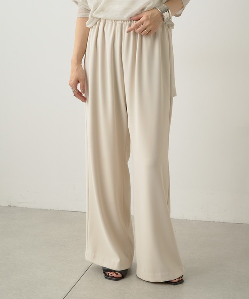 Omekashi（オメカシ）の「イージースラックス 2（スラックス・レディース・ベージュ/ブラック/アイボリー・38/36）」の5枚目の写真