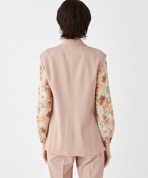 未使用タグ付き✨24SS トゥモローランド ビスコースツイル サイドスリットジレ 未使用タグ付き✨24SS トゥモローランド ビスコースツイル